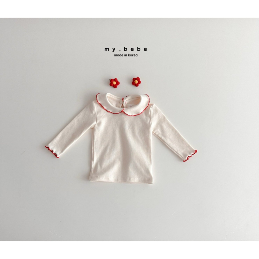 Mybebe 上衣 마이베베 카라핀코트티-細節圖5
