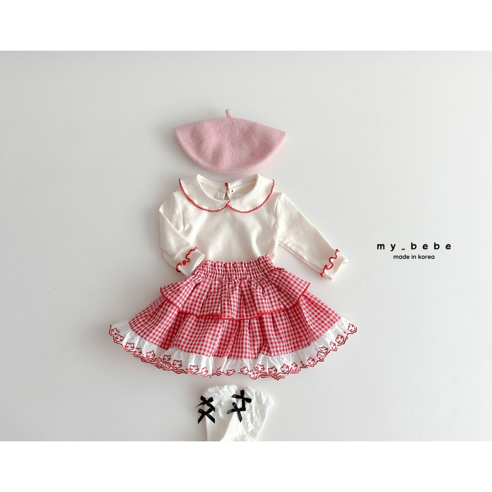 Mybebe 上衣 마이베베 카라핀코트티-細節圖9