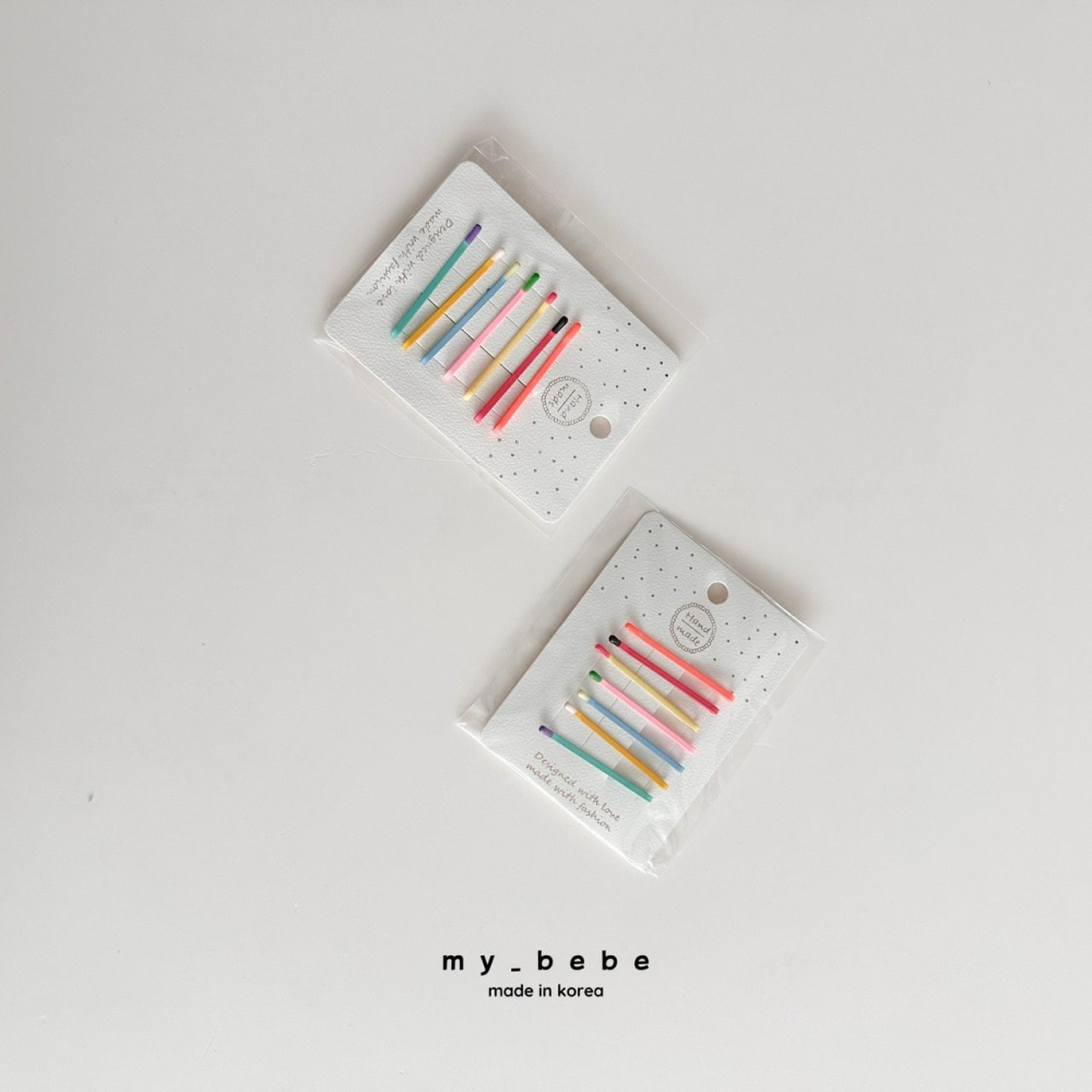 Mybebe 髮飾 마이베베 칼라풀실핀-細節圖2