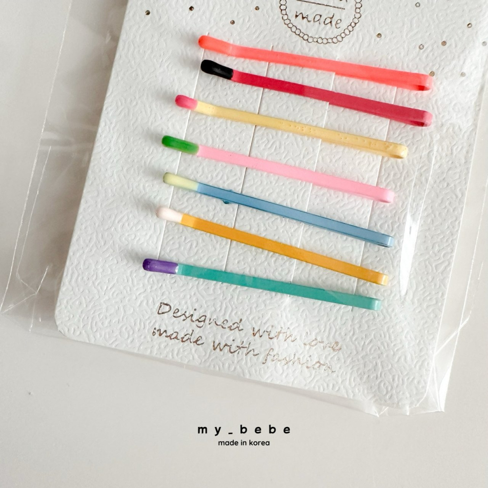 Mybebe 髮飾 마이베베 칼라풀실핀-細節圖4