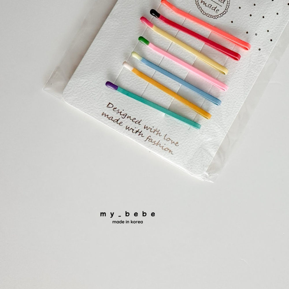 Mybebe 髮飾 마이베베 칼라풀실핀-細節圖5