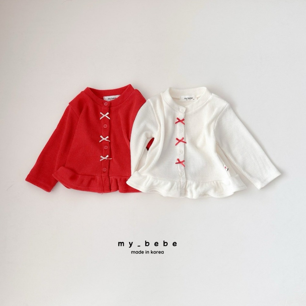 Mybebe 開襟衫 마이베베 프릴가디건-細節圖2