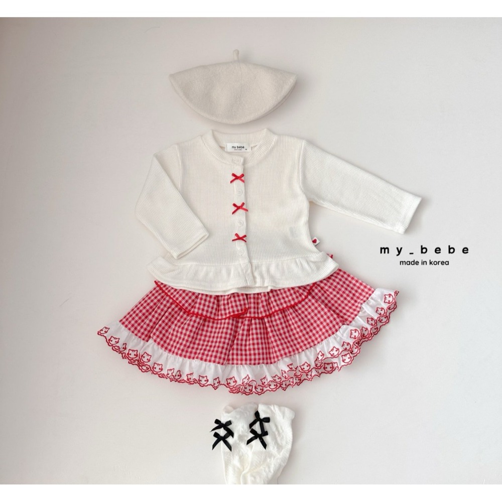 Mybebe 開襟衫 마이베베 프릴가디건-細節圖6