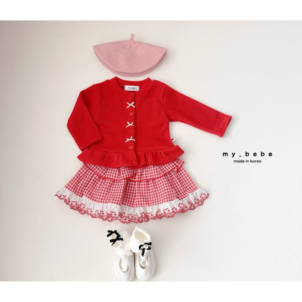 Mybebe 開襟衫 마이베베 프릴가디건-細節圖8