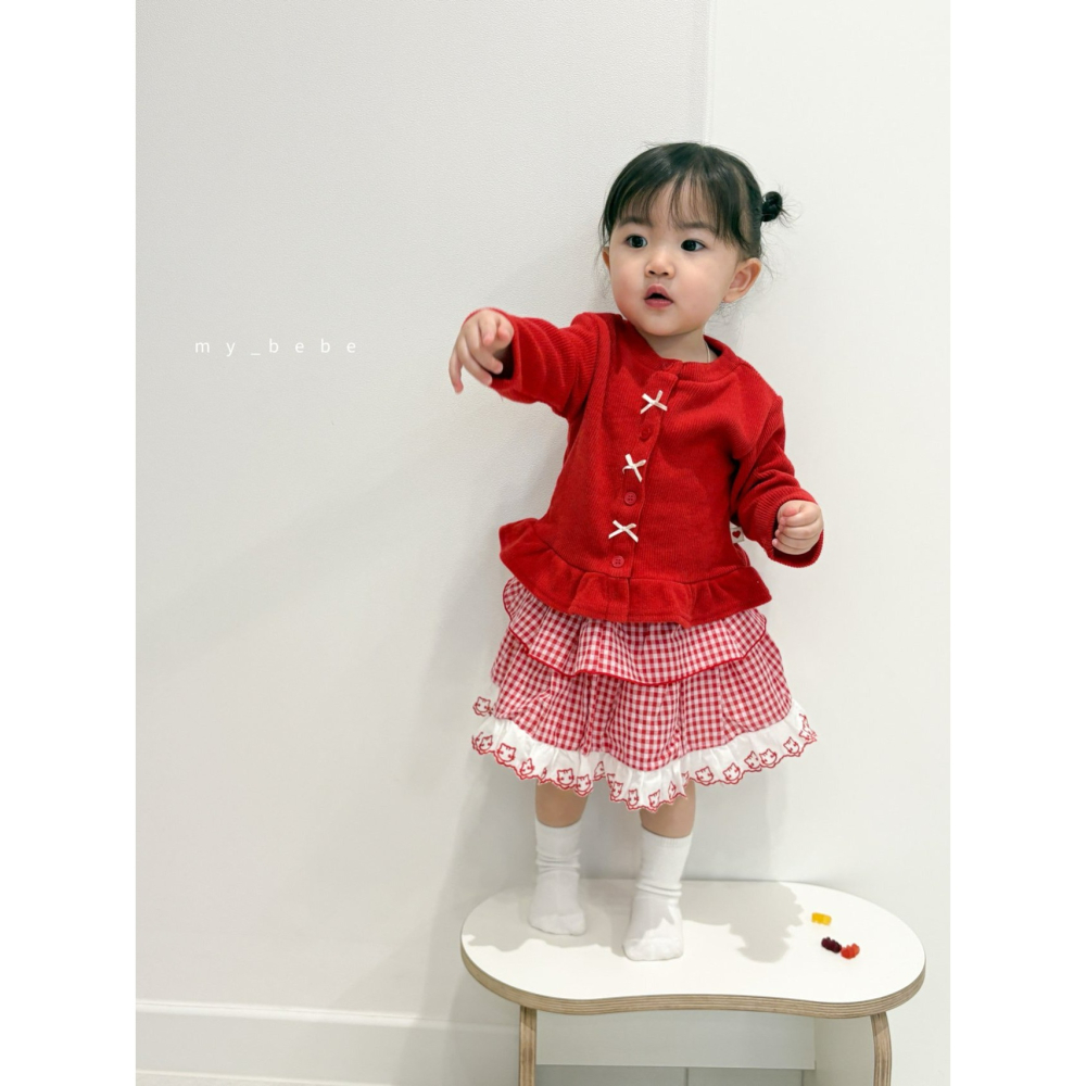 Mybebe 開襟衫 마이베베 프릴가디건-細節圖9