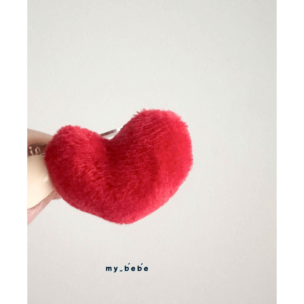 Mybebe 髮飾 마이베베 하트집게핀-細節圖2