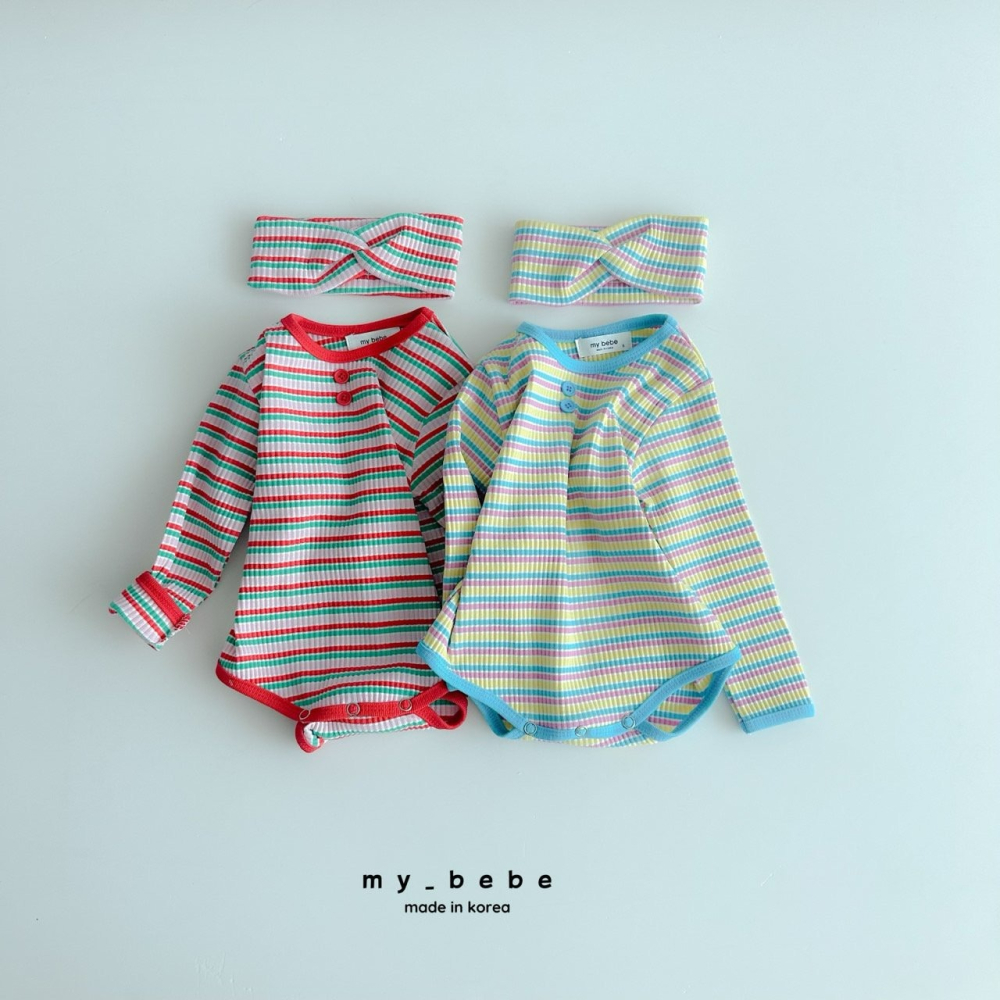 Mybebe 套裝 包屁衣+髮帶 마이베베 헤어밴드슈트세트(헤어밴드세트)-細節圖4