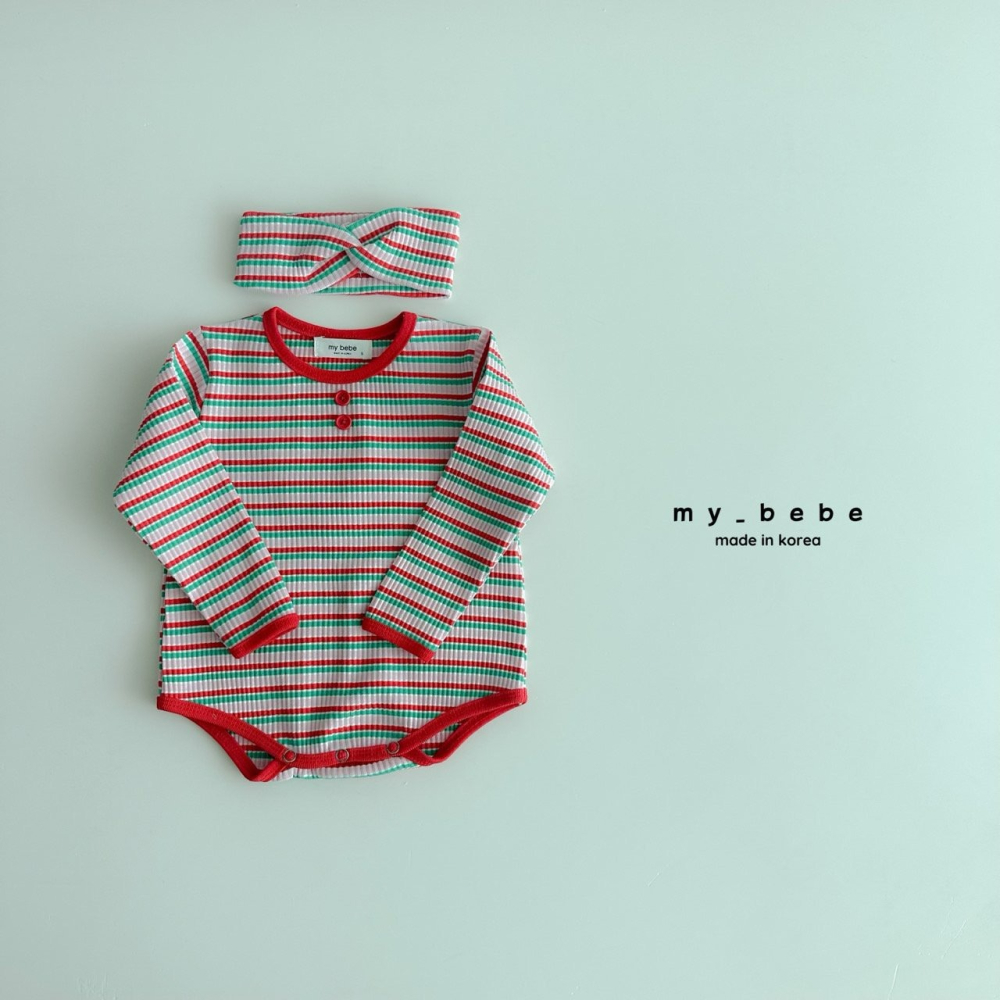 Mybebe 套裝 包屁衣+髮帶 마이베베 헤어밴드슈트세트(헤어밴드세트)-細節圖5