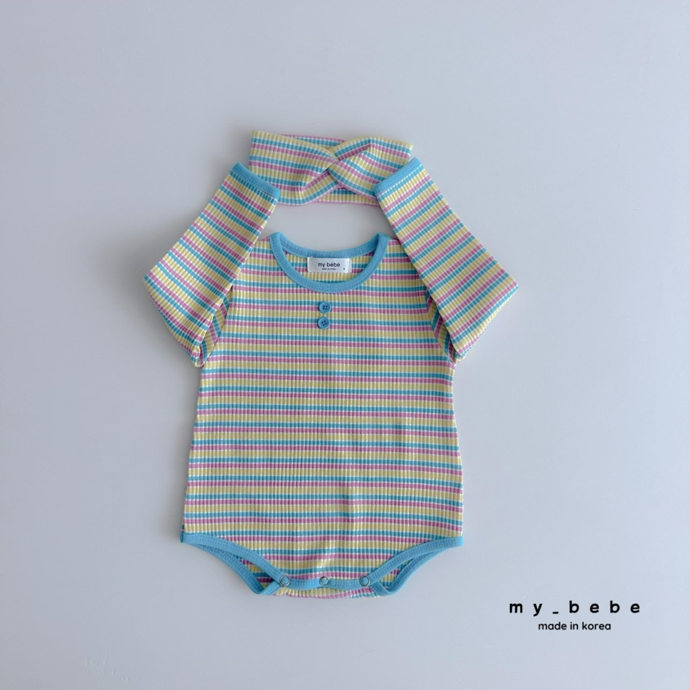 Mybebe 套裝 包屁衣+髮帶 마이베베 헤어밴드슈트세트(헤어밴드세트)-細節圖8