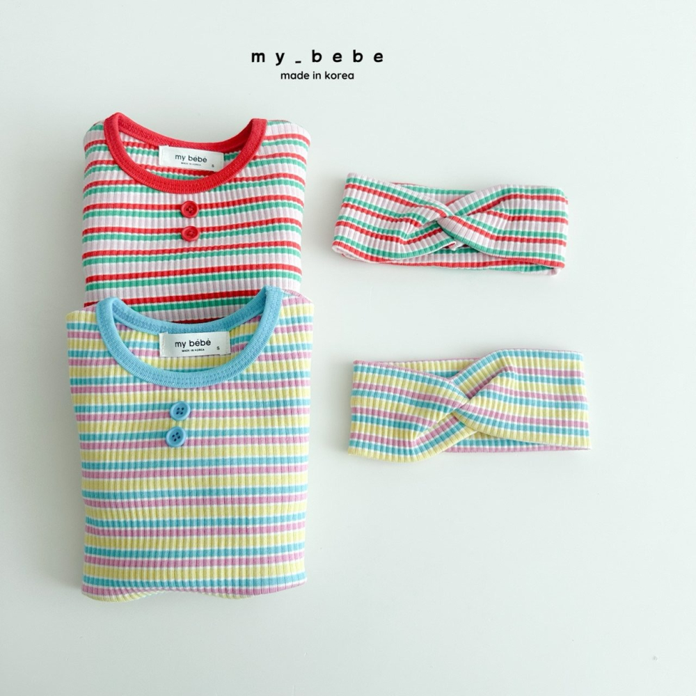 Mybebe 套裝 包屁衣+髮帶 마이베베 헤어밴드슈트세트(헤어밴드세트)-細節圖10