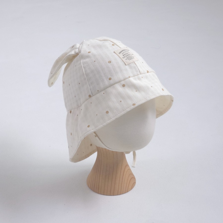 LittleHat 帽子 작은모자 도트래빗썸머버킷햇-細節圖2