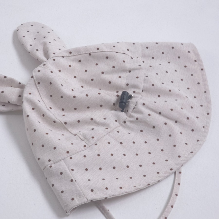 LittleHat 帽子 작은모자 도트래빗썸머버킷햇-細節圖8