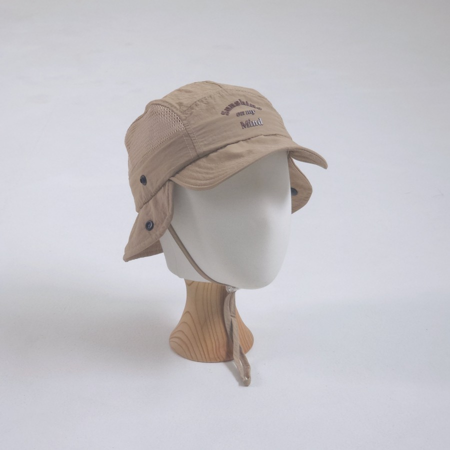 LittleHat 帽子 작은모자 썬샤인메쉬넥가드캡-細節圖4