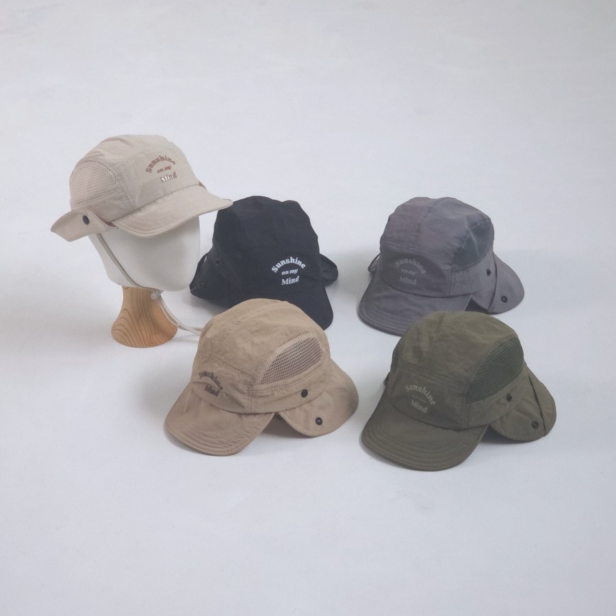 LittleHat 帽子 작은모자 썬샤인메쉬넥가드캡-細節圖6