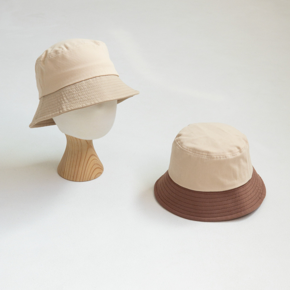 LittleHat 帽子 작은모자 콤비마루버킷햇-細節圖4