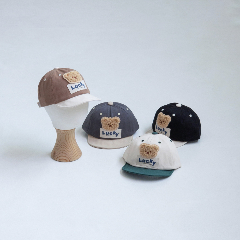 LittleHat 帽子 작은모자 콤비럭키베어얌체모-細節圖7