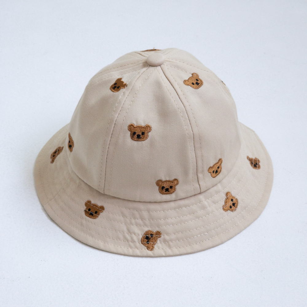 LittleHat 帽子 작은모자 육각베어패턴버킷햇-細節圖7