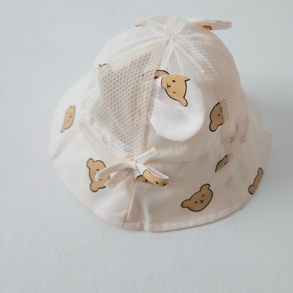 LittleHat 帽子 작은모자 매쉬베어버킷햇-細節圖6