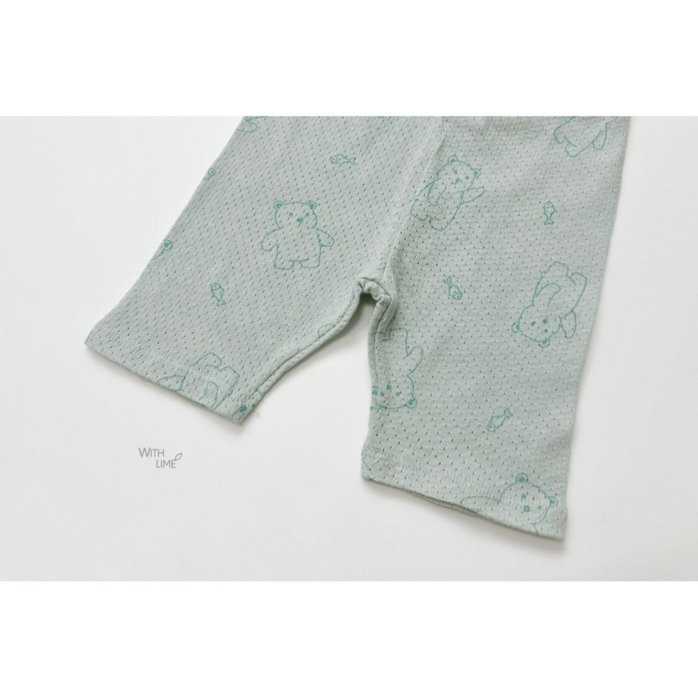 Lime&Blue 套裝 上下 라인앤블루 피쉬베어실내복(반팔)-細節圖10