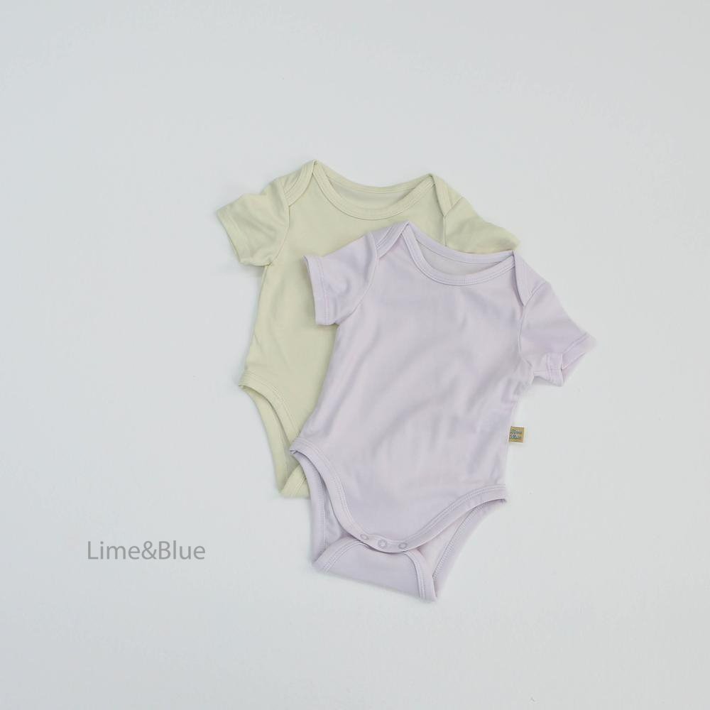 Lime&Blue 包屁衣 라인앤블루 썸머패피슈트-細節圖3