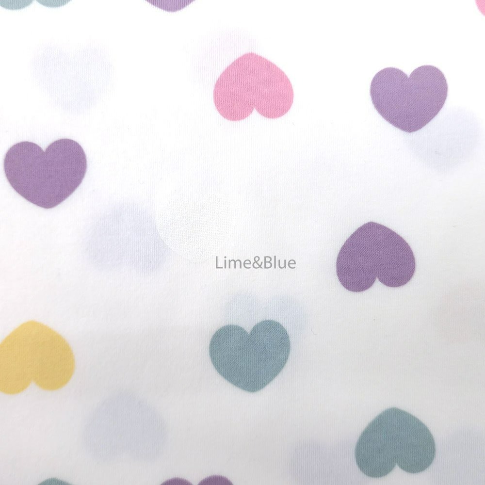 Lime&Blue 套裝 上下 라인앤블루 러브하트반팔상하세트-細節圖8