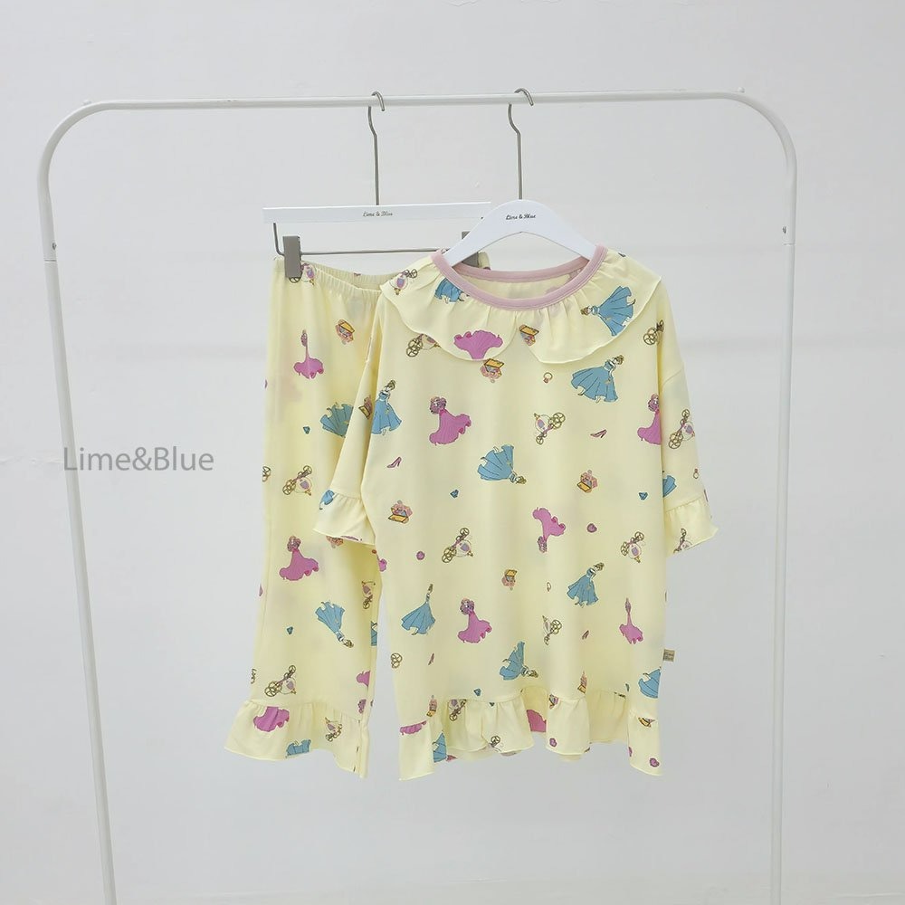 Lime&Blue 套裝 上下 (成人) 라인앤블루 러브프린세스반팔상하세트(성인)-規格圖7