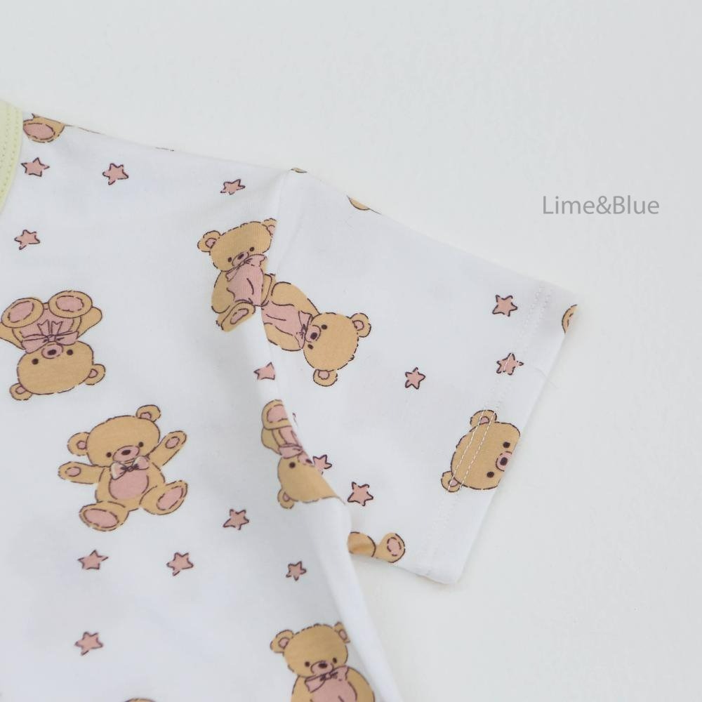 Lime&Blue 套裝 上下 라인앤블루 별곰돌이상하세트-細節圖6