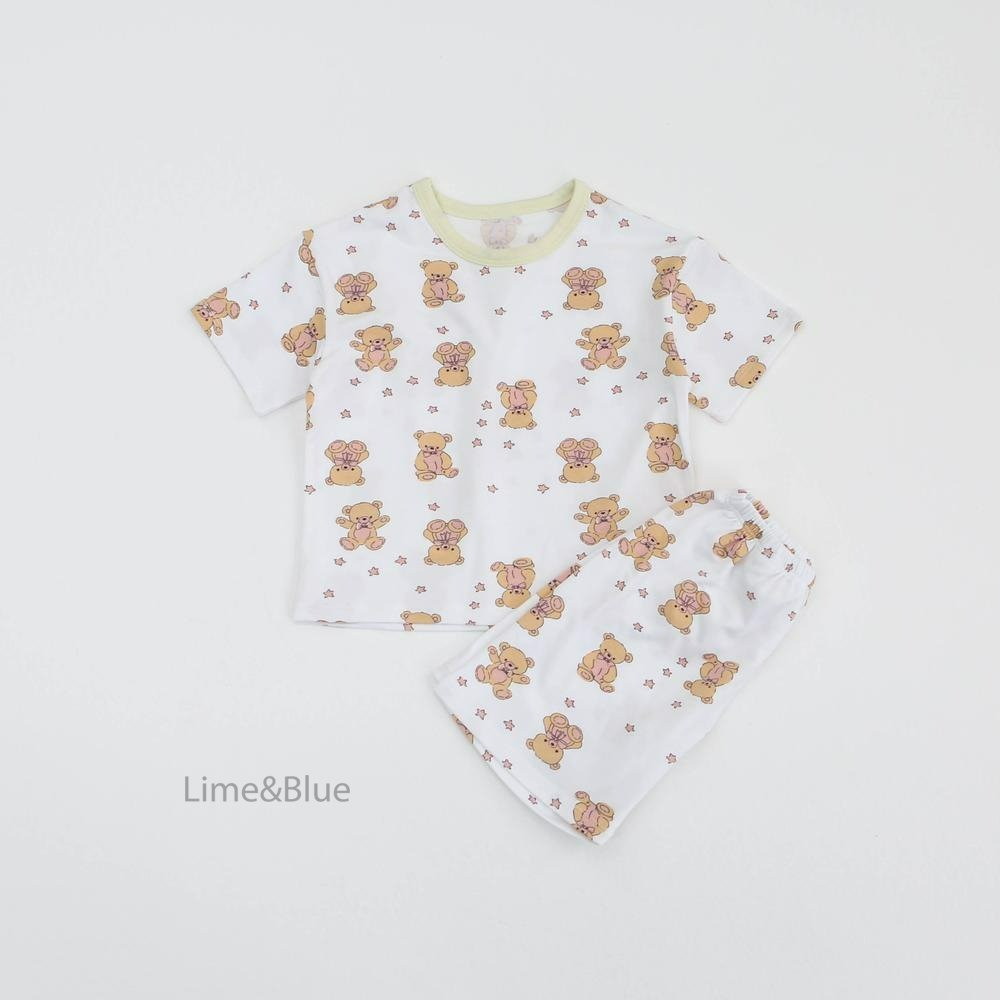 Lime&Blue 套裝 上下 라인앤블루 별곰돌이상하세트-規格圖8