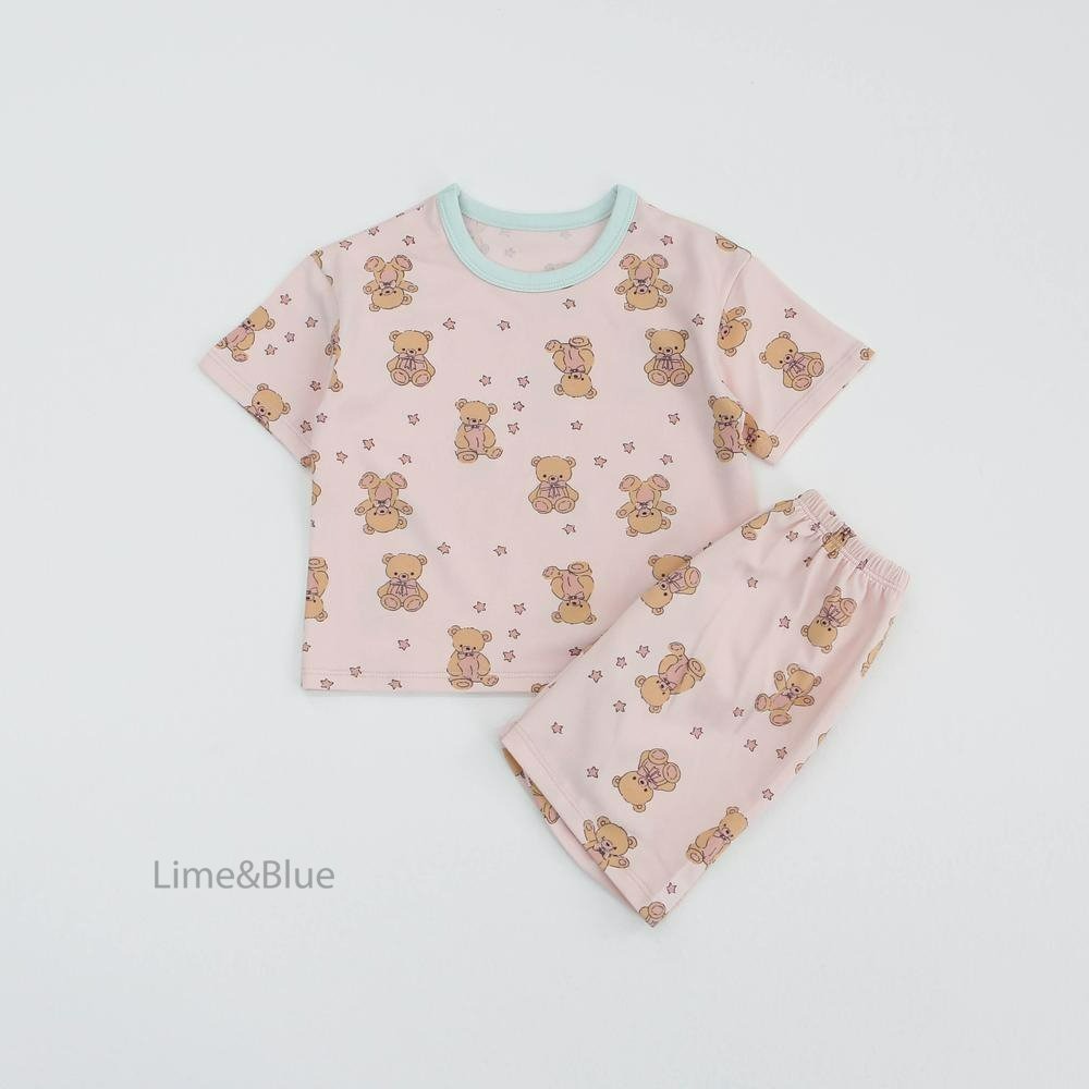 Lime&Blue 套裝 上下 라인앤블루 별곰돌이상하세트-規格圖8