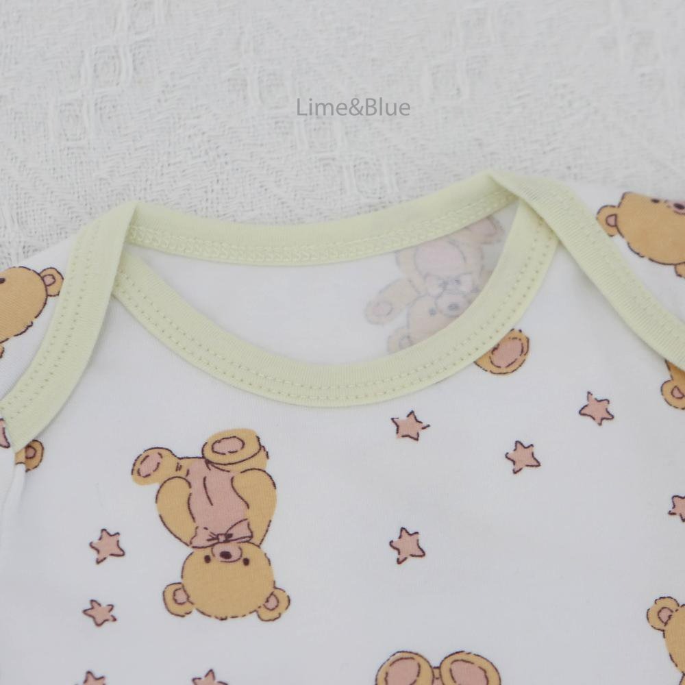 Lime&Blue 套裝 上下 라인앤블루 별곰돌이베이비세트-細節圖4