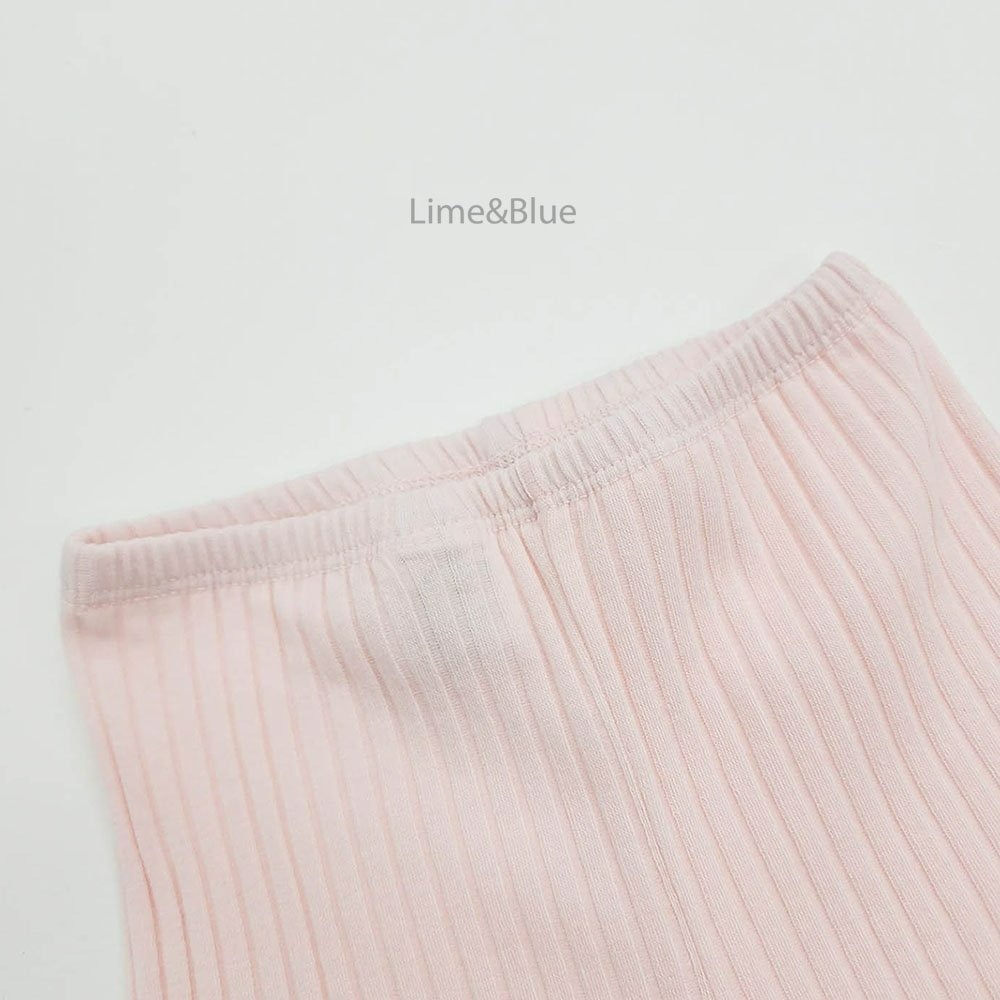 Lime&Blue 套裝 上下 라인앤블루 모달버튼골지상하세트-細節圖8