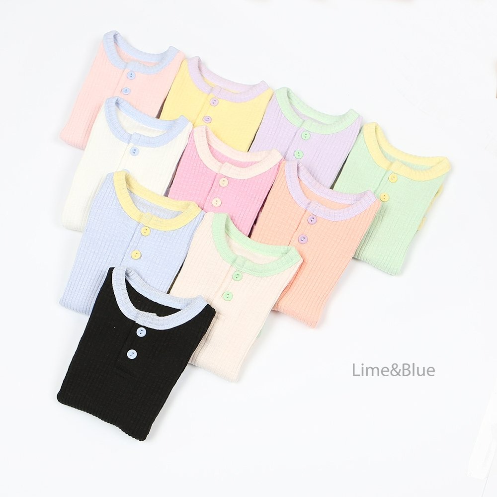 Lime&Blue 包屁衣 라인앤블루 마쉬멜로반팔슈트-細節圖2