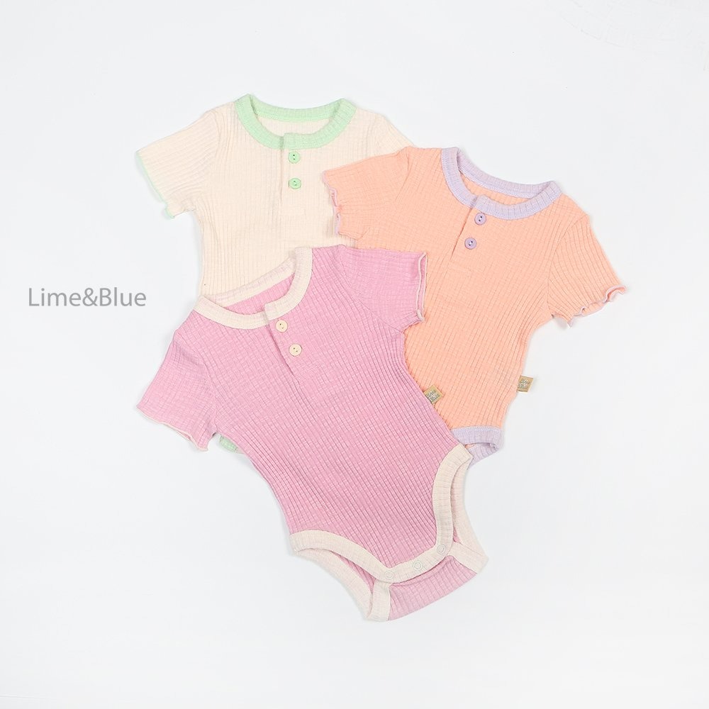 Lime&Blue 包屁衣 라인앤블루 마쉬멜로반팔슈트-細節圖4