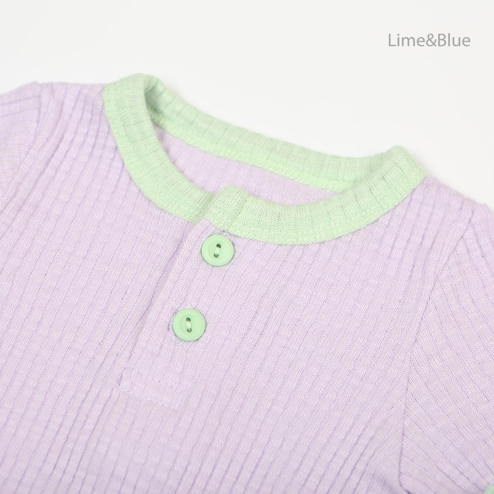 Lime&Blue 包屁衣 라인앤블루 마쉬멜로반팔슈트-細節圖6