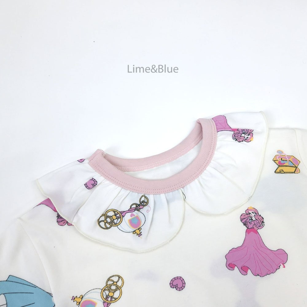 Lime&Blue 套裝 上下 라인앤블루 러브프린세스반팔상하세트-細節圖4