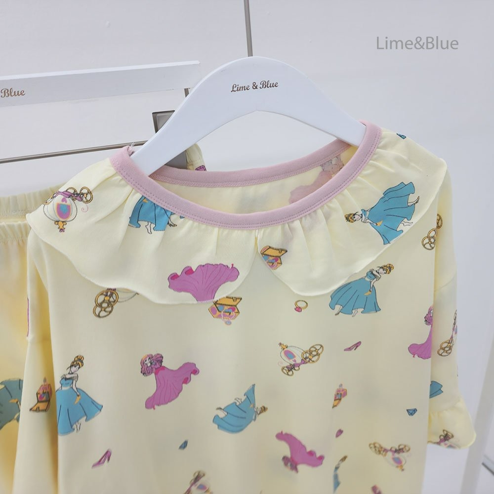 Lime&Blue 套裝 上下 (成人) 라인앤블루 러브프린세스반팔상하세트(성인)-細節圖5