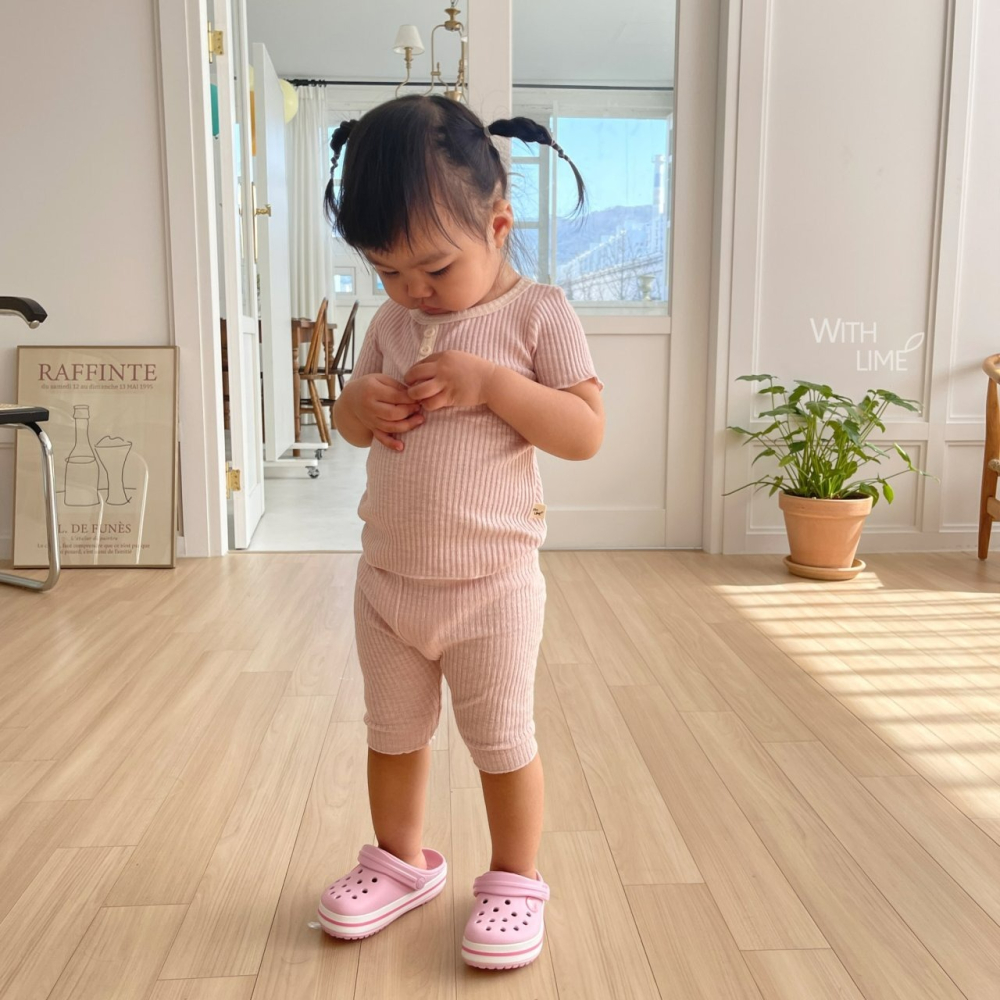 Lime&Blue 套裝 上下 라인앤블루 도브실내복-細節圖4