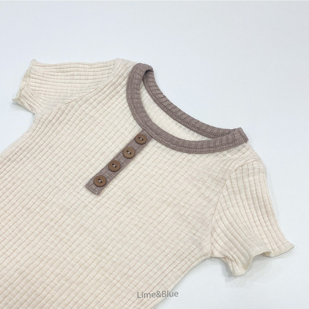 Lime&Blue 套裝 上下 라인앤블루 도브실내복-細節圖8