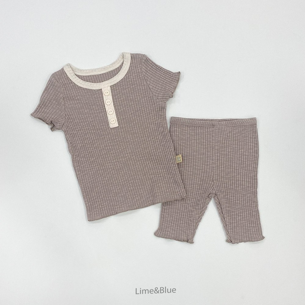 Lime&Blue 套裝 上下 라인앤블루 도브실내복-規格圖10