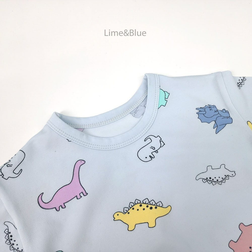 Lime&Blue 套裝 上下 라인앤블루 다이노상하세트-細節圖5