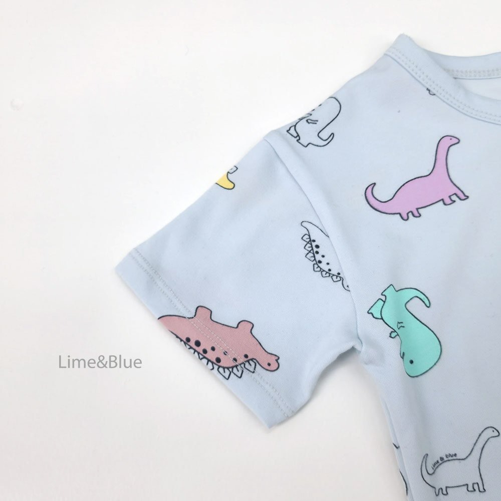 Lime&Blue 套裝 上下 라인앤블루 다이노상하세트-細節圖6