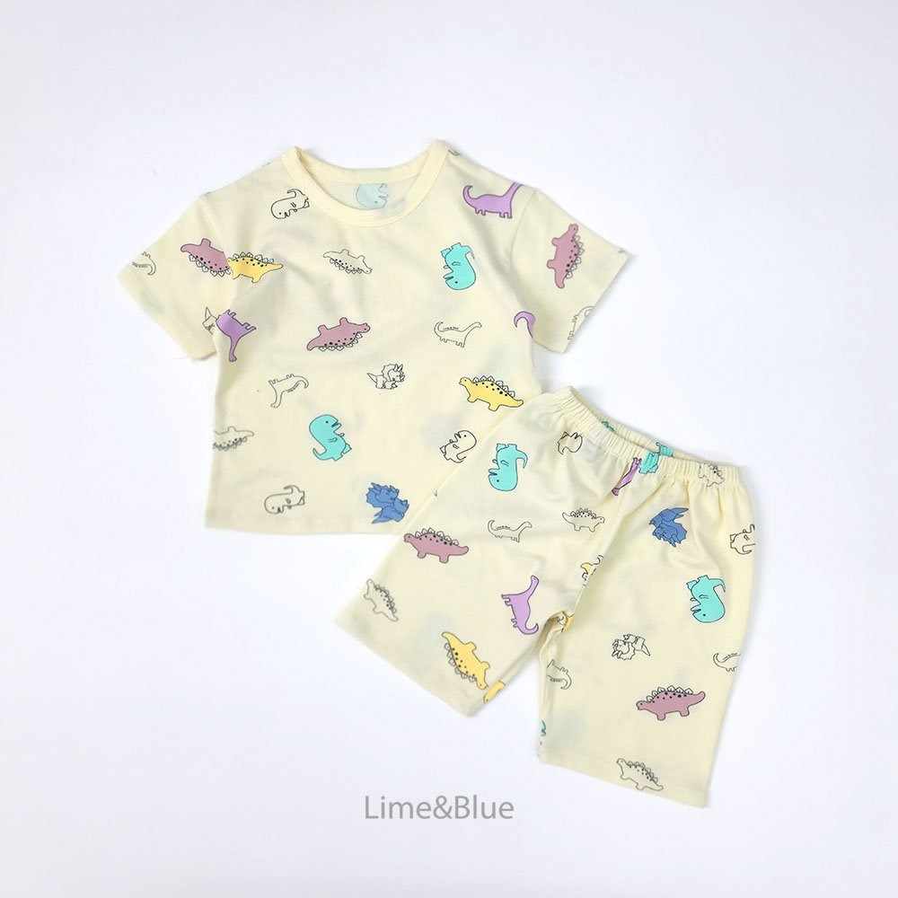 Lime&Blue 套裝 上下 라인앤블루 다이노상하세트-規格圖9