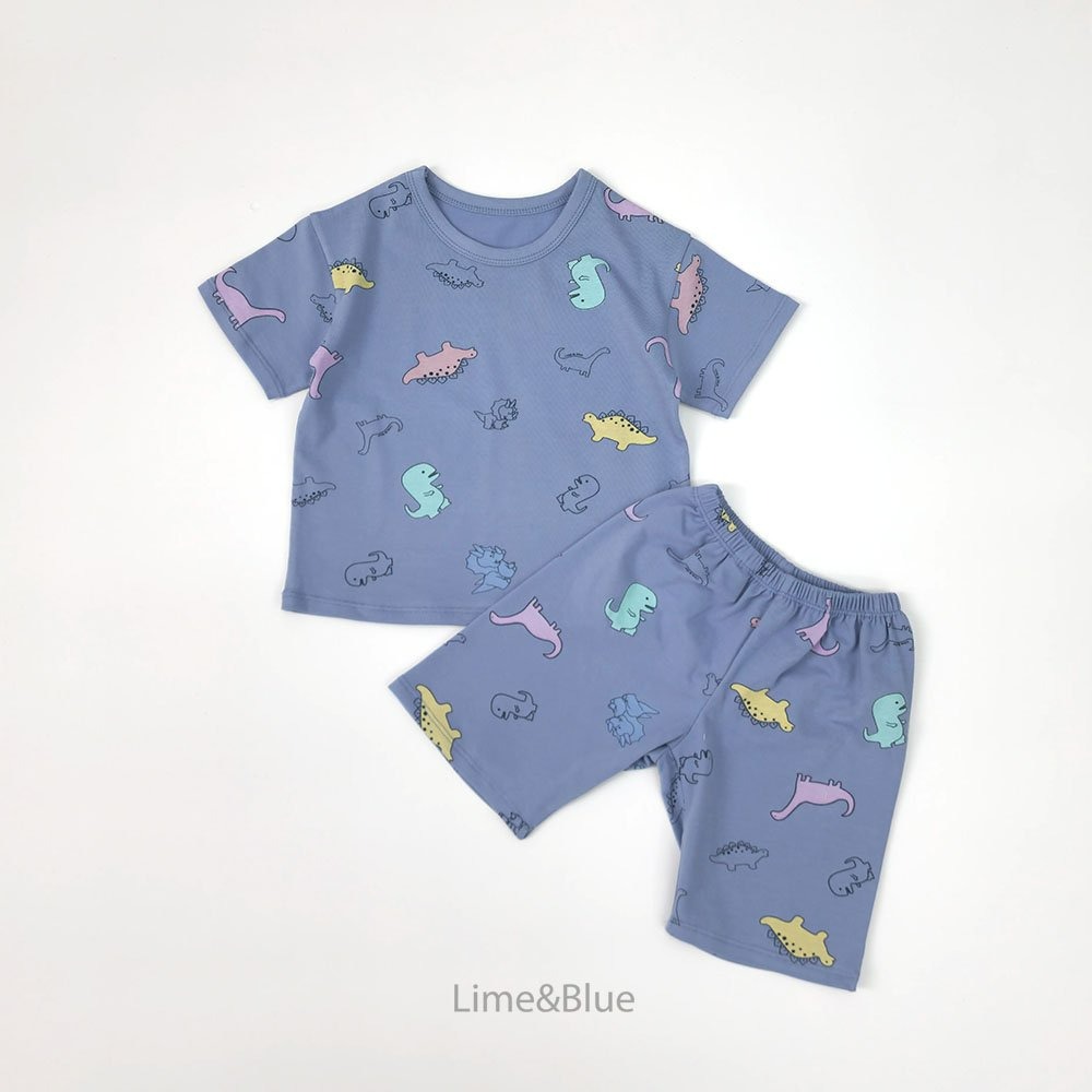 Lime&Blue 套裝 上下 라인앤블루 다이노상하세트-規格圖9