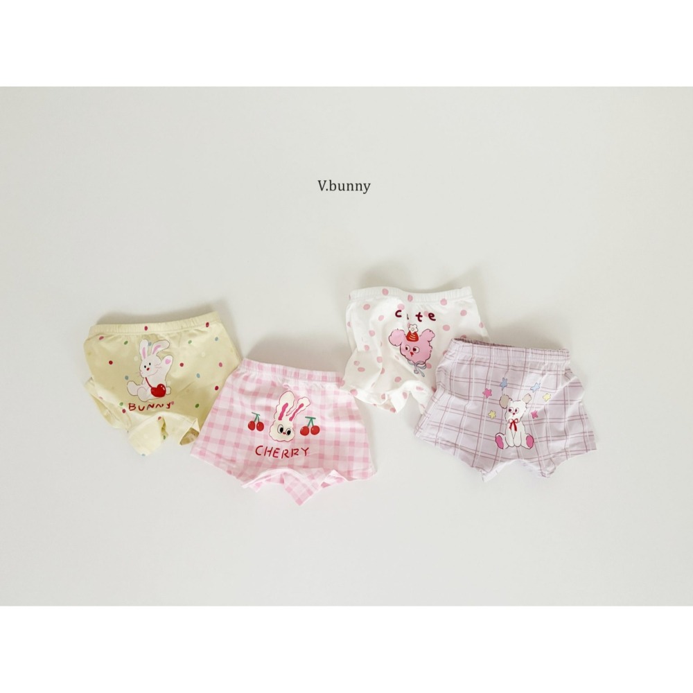 V.bunny 內褲 바닐라버니 체크체리팬티-細節圖3