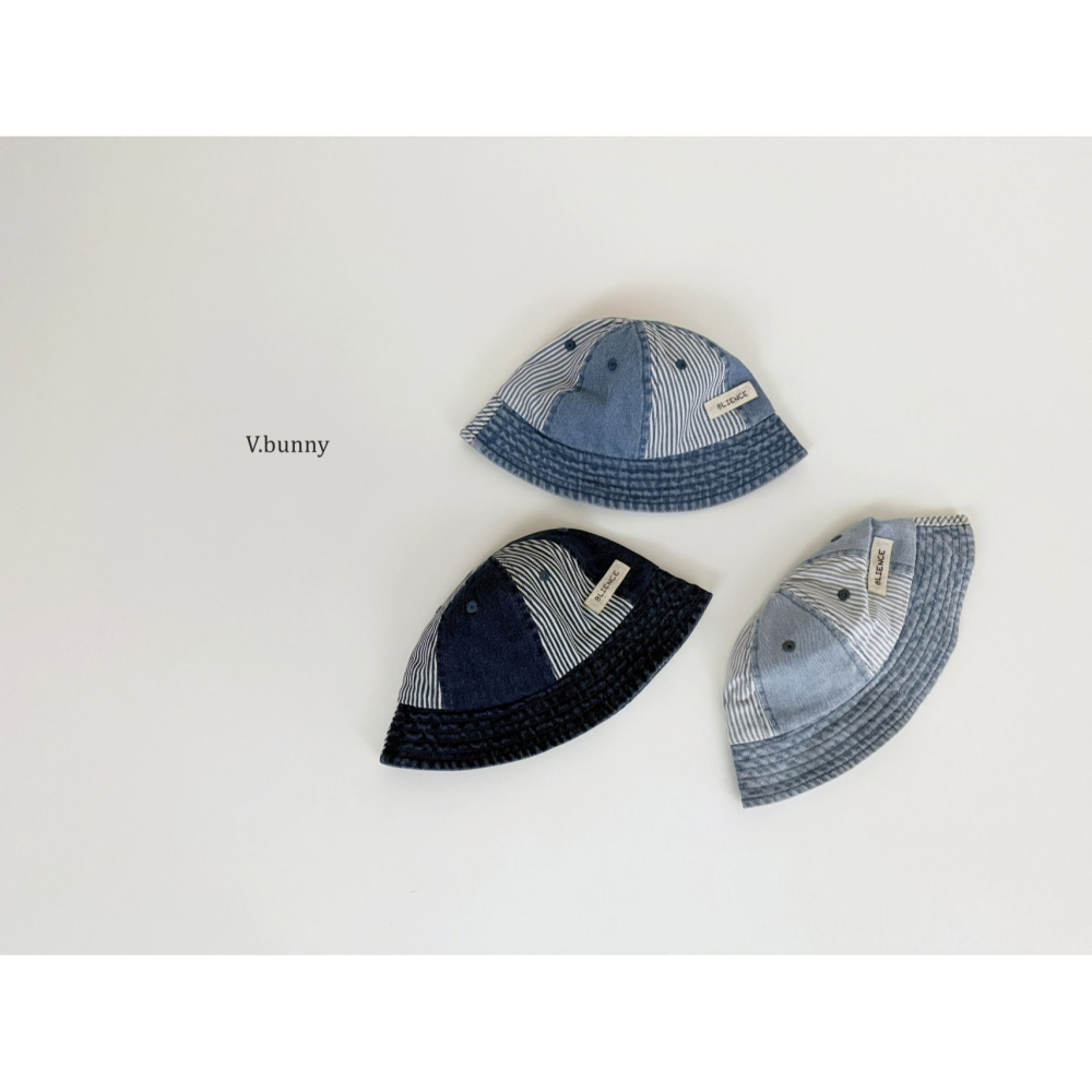 V.bunny 帽子 바닐라버니 믹스데님모자-細節圖4