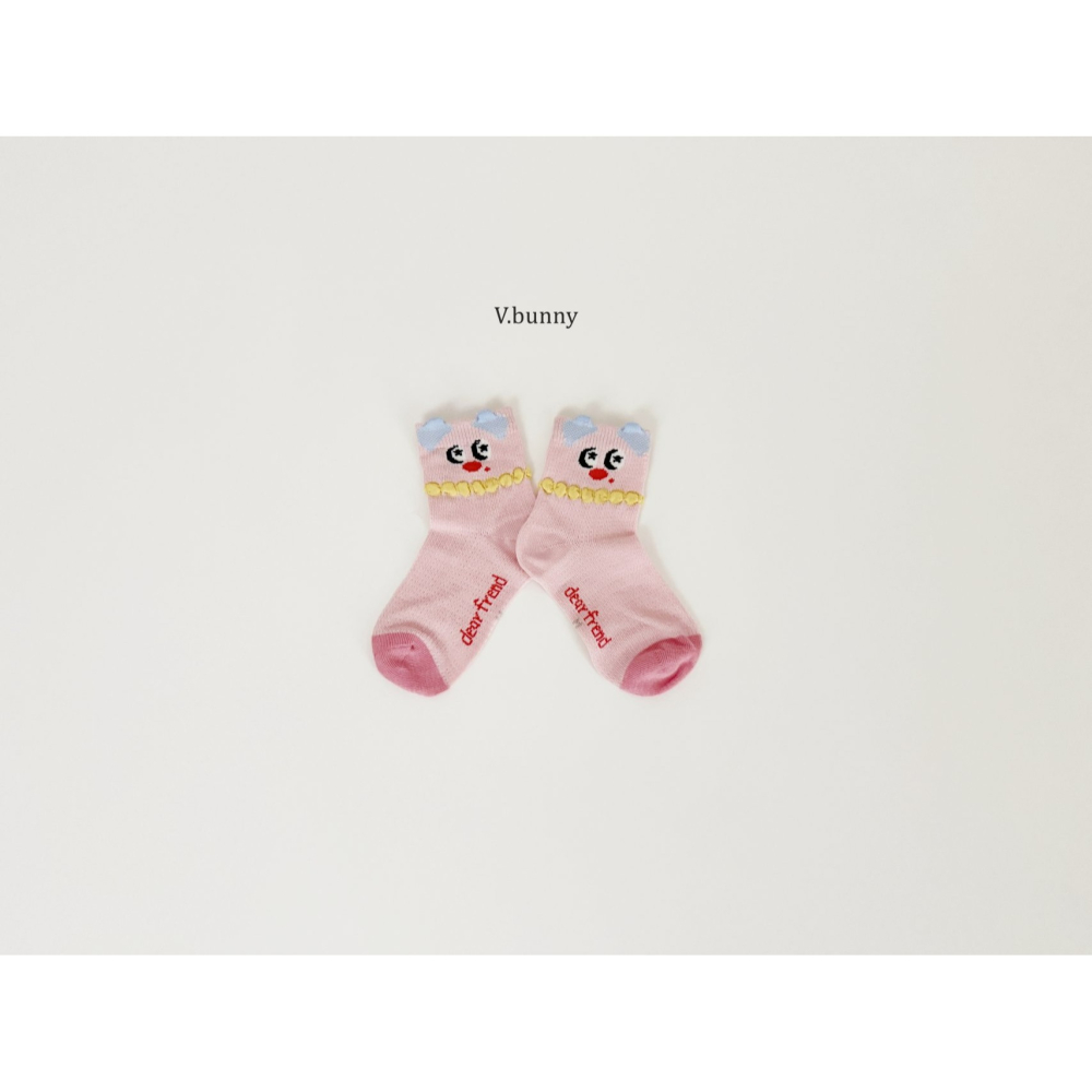 V.bunny 襪子 바닐라버니 디어프랜양말세트-細節圖8