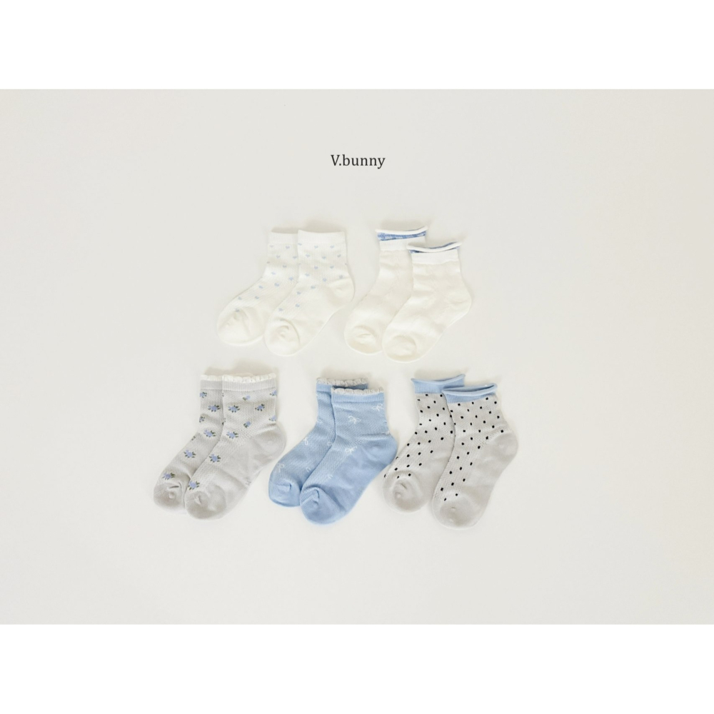 V.bunny 襪子 바닐라버니 레이클양말세트-細節圖4