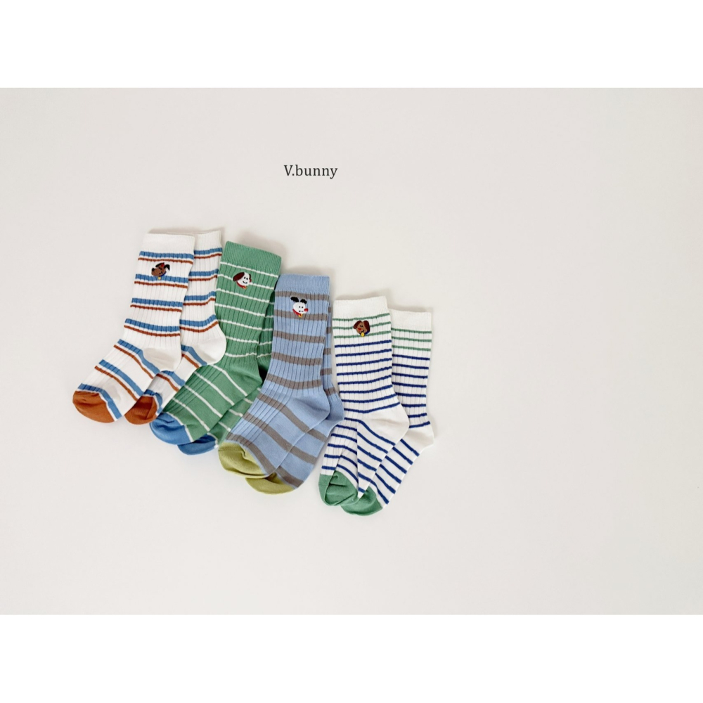 V.bunny 襪子 바닐라버니 멍스양말세트-細節圖2