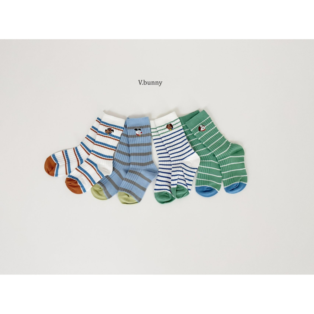 V.bunny 襪子 바닐라버니 멍스양말세트-細節圖3