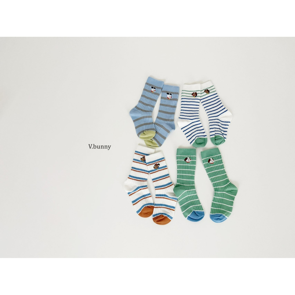 V.bunny 襪子 바닐라버니 멍스양말세트-細節圖4